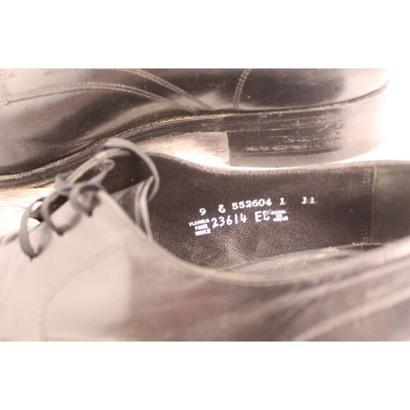 Florsheim Dress Shoes Men's 9D Black Leather Classic Lace Up Modern Y2K #23614 - Picture 4 of 12